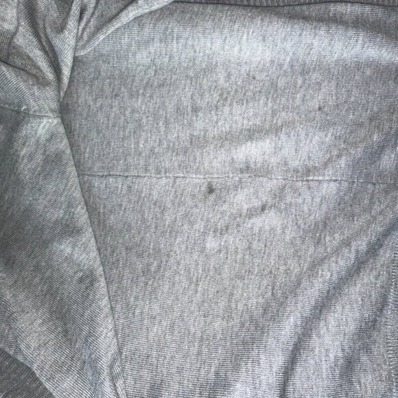 Philosophy Cowl Neck Women's Light Heathered Gray Long Sleeve Cardigan Women's M - Picture 15 of 15